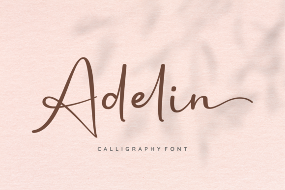 Adelin: A Script Font for Elegant Design