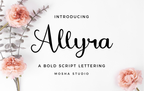 Allyra: Elegant Script Font for Designers