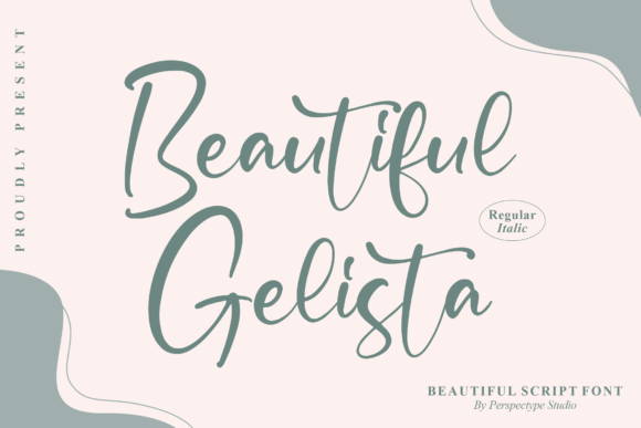 Beautiful Gelista: A Script Font for Polished Branding