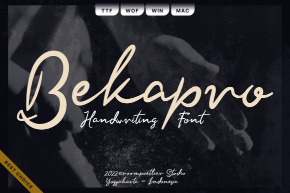Bekapro: A Script Font for Business