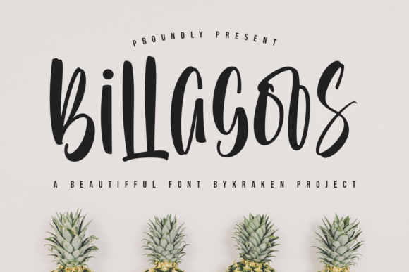 Billagoos: A Script Font for Creative Web Design