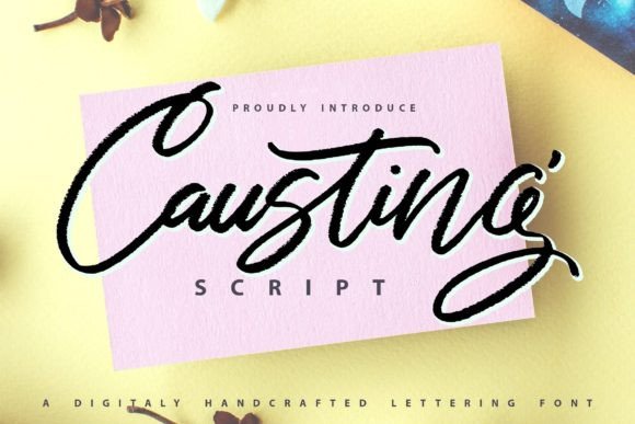 Causting: A Handwritten Script Font