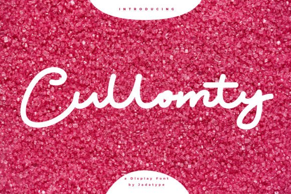 Cullomty Font: Playful Script for Crafters