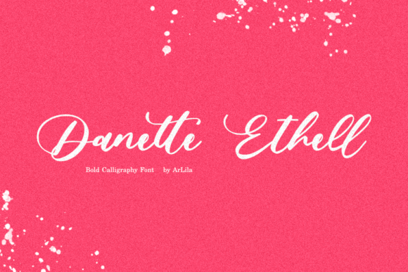 Danette Ethell Font: Elegant Script for Digital Marketing