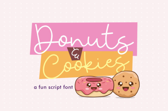 Donuts Cookies: A Playful Script Font