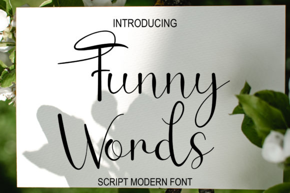Funny Words Font for Creative Makers