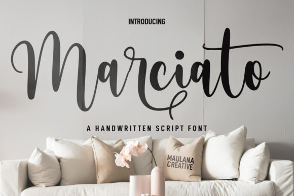Marciato: A Stylish Script Font