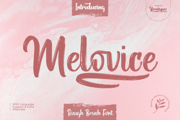 Melovice: A Script Font for Creative Web Design