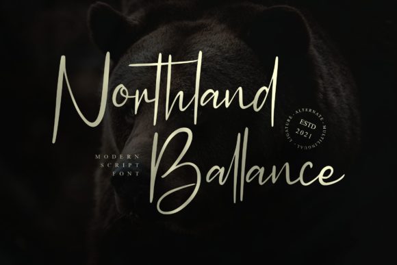 Northland Ballance: A Script Font for Web Design