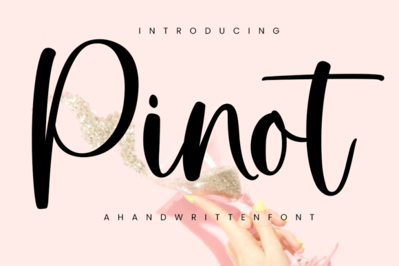 Pinot Font: Elegant Script for Crafters