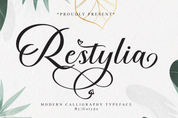Restylia: A Stylish Script Font for Business Branding
