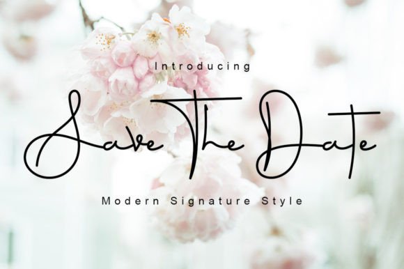 Save the Date: A Script Font for Impact
