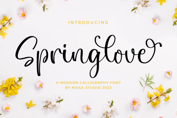 Springlove Font: Elegant Script for Editorial Design