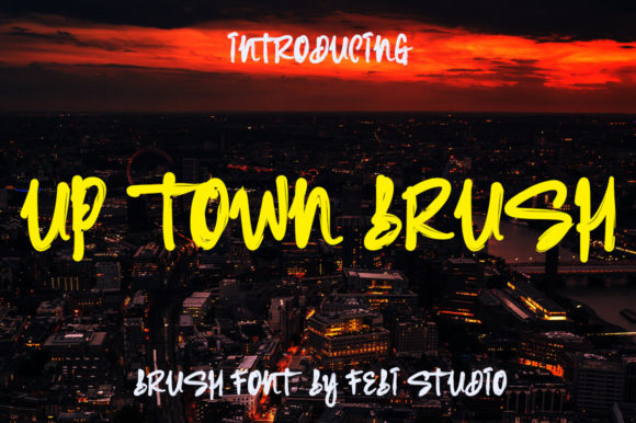 Up Town Brush: A Script Font for Web Design