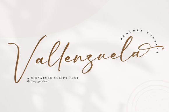 Vallenzuela: A Script Font for Professional Branding