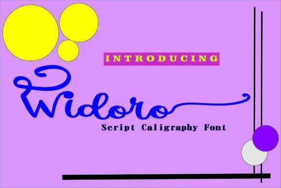 Widoro: A Stylish Script Font