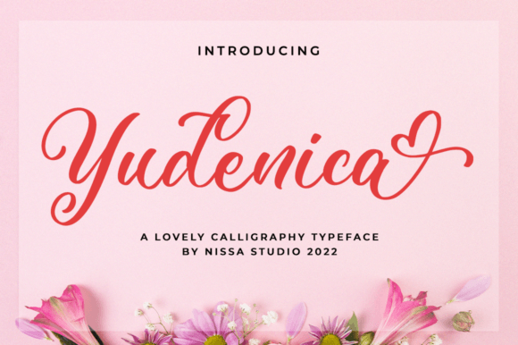 Yudenica: A Delicate Script Font for Elegant Design