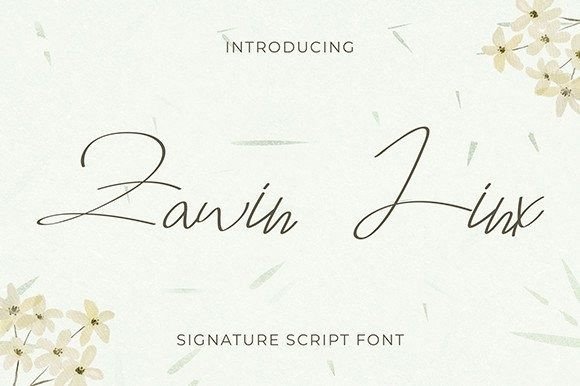 Zawin Linx Font: Elegant Script for Crafters